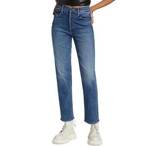 MOTHER The Pixie Tomcat Ankle Jeans in Daytime Warrior Size 25 New Condi…